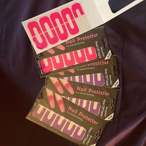 Beautiful Peel Off Tape Nail Protector for Nail Art Painting Pink